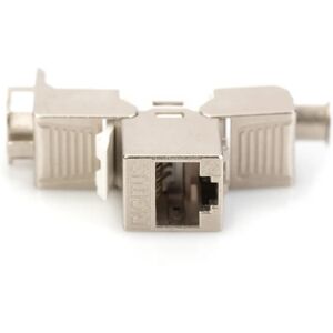 Digitus DN-93615-8 Shielded CAT 6A Keystone Module Set - Network Accessory Digitus DN-93615-8 Shielded CAT 6A Keystone Module Set - Network Accessory