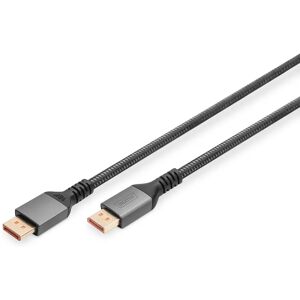 Digitus DisplayPort Cable - 1m - 16K 60Hz Support - Gaming & High Res Digitus DisplayPort Cable - 1m - 16K 60Hz Support - Gaming & High Res