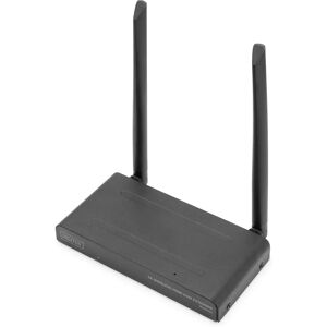 Digitus DS-55329 AV Extender - Trådløs 4K HDMI, KVM, Sort Digitus DS-55329 AV Extender - Trådløs 4K HDMI, KVM, Sort