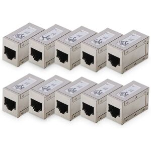 Digitus Skærmet CAT 6 modulær kobling - 10 stk Digitus Skærmet CAT 6 modulær kobling - 10 stk