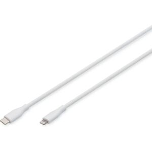 Digitus AK-600110-020-W Cable Lightning - Carga rápida, Flexible, 60W - Tipo de producto Digitus AK-600110-020-W Cable Lightning - Carga rápida, Flexible, 60W - Tipo de producto