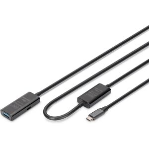 Aktywny kabel przedłużacz USB 3.2 Gen1 10m Digitus Aktywny kabel przedłużacz USB 3.2 Gen1 10m Digitus