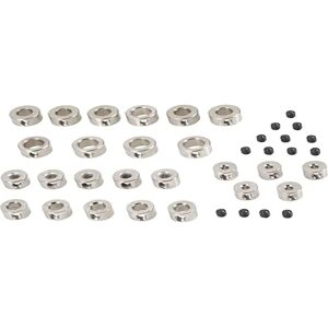 Modelcraft 10200 Collare di albero - Confezione assortita, 25, 2-6mm Modelcraft 10200 Collare di albero - Confezione assortita, 25, 2-6mm