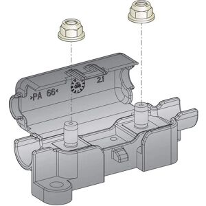 ESKA 1.003600 Porte-fusible - Adapté pour bande de fusibles 150 A 32 V DC - Publicité ESKA 1.003600 Porte-fusible - Adapté pour bande de fusibles 150 A 32 V DC - Publicité
