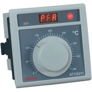 Enda ATC9311-FE-400-230 Temperaturregler - Panelmontage - 0-400°C - J Sensor Enda ATC9311-FE-400-230 Temperaturregler - Panelmontage - 0-400°C - J Sensor