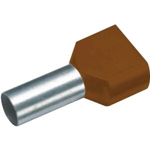 Vogt Verbindungstechnik Twin Ferrule - 10mm² Teilweise Isoliert Braun - 100 Stk Vogt Verbindungstechnik Twin Ferrule - 10mm² Teilweise Isoliert Braun - 100 Stk