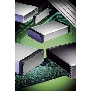 Boîtier en Aluminium Noir Hammond - 120x103x53mm - IP54 - Publicité Boîtier en Aluminium Noir Hammond - 120x103x53mm - IP54 - Publicité