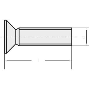 Toolcraft M3x8 Countersunk Screws - DIN 965 Steel Zinc Plated - 100 pcs Toolcraft M3x8 Countersunk Screws - DIN 965 Steel Zinc Plated - 100 pcs