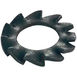 Toolcraft M6 Spring Steel Fan Lock Washers - DIN 6798 Toolcraft M6 Spring Steel Fan Lock Washers - DIN 6798