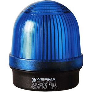 Werma Alarmlichtindicator - Blauw - 200.500.00 - Continue Licht Werma Alarmlichtindicator - Blauw - 200.500.00 - Continue Licht