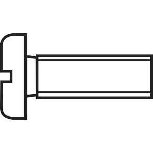 TOOLCRAFT M1.4 x 10mm Skruer med Fuge - Skruer TOOLCRAFT M1.4 x 10mm Skruer med Fuge - Skruer
