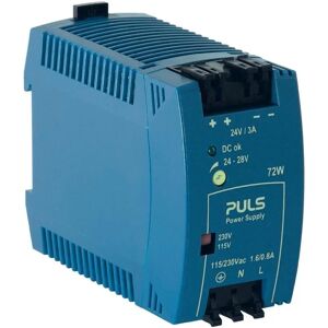 PULS P. ML70.100 MiniLine Strømforsyning - 24V DC 3A 72W DIN-skinne PULS P. ML70.100 MiniLine Strømforsyning - 24V DC 3A 72W DIN-skinne