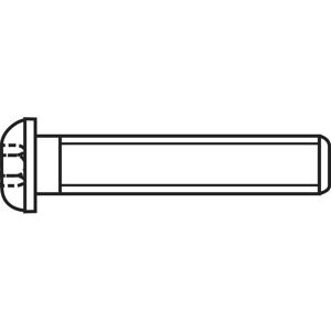 Toolcraft M6 30mm Hex Socket Fillister Head Screws - Zinc Steel 50 pcs Toolcraft M6 30mm Hex Socket Fillister Head Screws - Zinc Steel 50 pcs
