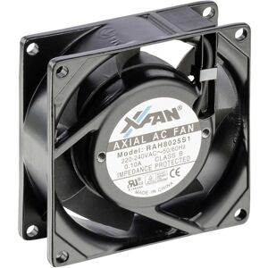 X-Fan RAH8025S1 Black Axial Fan - Fan X-Fan RAH8025S1 Black Axial Fan - Fan