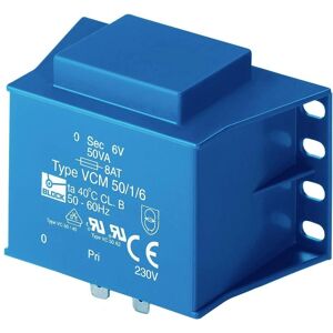 PCB-Monteringsstransformator VCM 50/1/9 - 50VA 9V 5.55A PCB-Monteringsstransformator VCM 50/1/9 - 50VA 9V 5.55A
