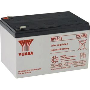 Yuasa NP12-12 UPS-batteri - 12 V Lukket Blysyre - Industriel Strømkilde Yuasa NP12-12 UPS-batteri - 12 V Lukket Blysyre - Industriel Strømkilde