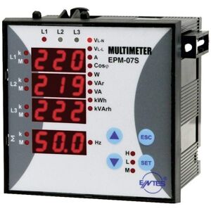 Entes EPM-07S-96 Mikroprozessor-Netzwerkanalysator - Messung elektrischer Netzparameter Entes EPM-07S-96 Mikroprozessor-Netzwerkanalysator - Messung elektrischer Netzparameter