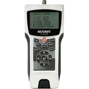 VOLTCRAFT CT-20TDR Cable Tester - Multisystem, 5 Modes, Length up to 350m VOLTCRAFT CT-20TDR Cable Tester - Multisystem, 5 Modes, Length up to 350m