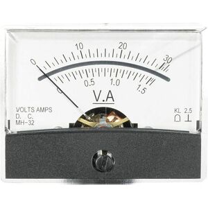 VOLTCRAFT AM-60X46/30V/1.5A/DC Analogue Panel Meter - Measuring Device VOLTCRAFT AM-60X46/30V/1.5A/DC Analogue Panel Meter - Measuring Device