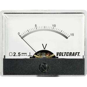 VOLTCRAFT AM-60X46/15V/DC - Moving Coil Analog Panel Meter VOLTCRAFT AM-60X46/15V/DC - Moving Coil Analog Panel Meter