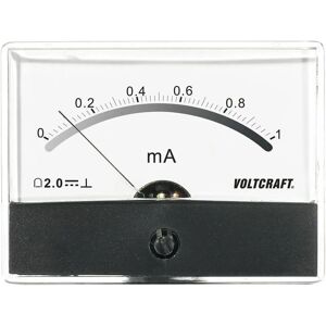Voltcraft AM-86X65/1mA Analogue Panel Meter - 86x65mm, 1mA, Black/White Voltcraft AM-86X65/1mA Analogue Panel Meter - 86x65mm, 1mA, Black/White