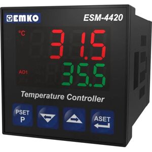 Emko ESM-4420 Temperature Controller - 2 Points, PID, 1700°C Range Emko ESM-4420 Temperature Controller - 2 Points, PID, 1700°C Range