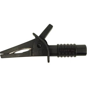 Connecteur crocodile isolé Cliff CRC/01 - 4mm - Noir Connecteur crocodile isolé Cliff CRC/01 - 4mm - Noir