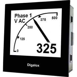 TDE Instruments Digalox DPM72-AVP Graphisches Panelmeter - Digital Volt & Ampere TDE Instruments Digalox DPM72-AVP Graphisches Panelmeter - Digital Volt & Ampere