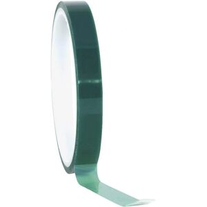 Toolcraft Green Polyester Silicone Tape - 9mm x 66m - Tape Toolcraft Green Polyester Silicone Tape - 9mm x 66m - Tape