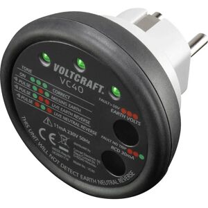 VOLTCRAFT VC40 Multimètre - Testeur de prises CAT II 300V - Publicité VOLTCRAFT VC40 Multimètre - Testeur de prises CAT II 300V - Publicité