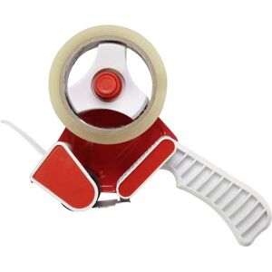 Toolcraft 1493119 - Verpackungsbandspender, Rot & Weiß, 50mm Toolcraft 1493119 - Verpackungsbandspender, Rot & Weiß, 50mm