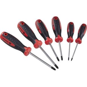 Toolcraft Screwdriver Set - Ergonomic PH/PZ 6 pcs Toolcraft Screwdriver Set - Ergonomic PH/PZ 6 pcs