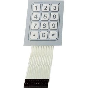 TRU Components SU709948 Membran-Tastatur - 12 Tasten - Sicherheit TRU Components SU709948 Membran-Tastatur - 12 Tasten - Sicherheit