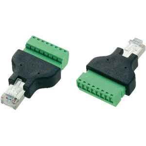 TRU COMPONENTS LT-RJ45 Ethernet-Buchse - Gerade, Schraubklemme TRU COMPONENTS LT-RJ45 Ethernet-Buchse - Gerade, Schraubklemme