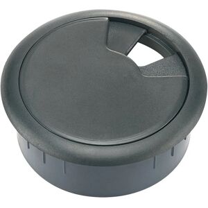 TRU COMPONENTS WP80BK Kabeldurchführung für Arbeitsplatten - Schwarz - Kabelmanagement TRU COMPONENTS WP80BK Kabeldurchführung für Arbeitsplatten - Schwarz - Kabelmanagement