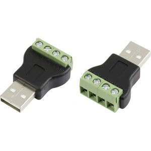 TRU Components LT-USB4M USB Typ A Anschluss - Männlich, Gerade, Schraub - USB 2.0 TRU Components LT-USB4M USB Typ A Anschluss - Männlich, Gerade, Schraub - USB 2.0