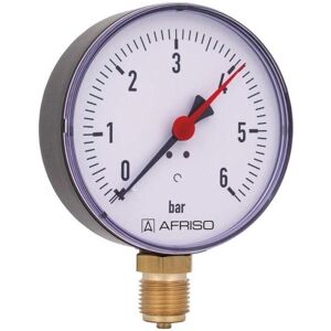 Afriso 63614 Manometer - 0-10 bar - Vertikal - 100mm - 1/2" Afriso 63614 Manometer - 0-10 bar - Vertikal - 100mm - 1/2"