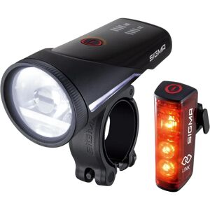 Sigma Aura 100 Fietsverlichtingsset - Voor- en achterlicht, draadloos Sigma Aura 100 Fietsverlichtingsset - Voor- en achterlicht, draadloos