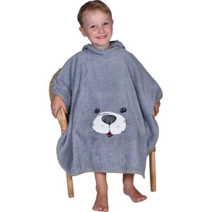 Wörner Bade-Poncho Seehund Grau 75x60cm Wörner Bade-Poncho Seehund Grau 75x60cm