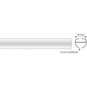 LIEDECO Aluminium Gardinenstange 120cm - Innenlaufprofil, Silber LIEDECO Aluminium Gardinenstange 120cm - Innenlaufprofil, Silber