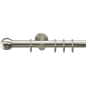 LIEDECO Edelstahl Gardinenstange - 120cm, Silber LIEDECO Edelstahl Gardinenstange - 120cm, Silber