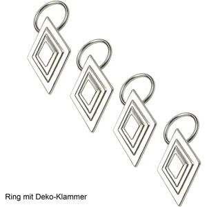 LIEDECO - Gardinenringe - Ø16 mm - 4 St. - Gardinenringe LIEDECO - Gardinenringe - Ø16 mm - 4 St. - Gardinenringe