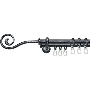 LIEDECO Esp Spirale Doppel Gardinenstange - 120cm, Silber LIEDECO Esp Spirale Doppel Gardinenstange - 120cm, Silber