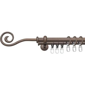 LIEDECO Esp Spirale Gardinenstange - 2-läufig, 240cm, Braun LIEDECO Esp Spirale Gardinenstange - 2-läufig, 240cm, Braun