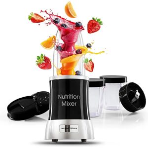 GOURMETmaxx Mixeur Nutrition Deluxe 11pcs - Noir - Appareil de Cuisine GOURMETmaxx Mixeur Nutrition Deluxe 11pcs - Noir - Appareil de Cuisine