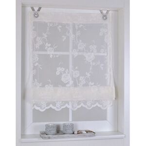 KUTTI Florence Beiges Raffrollo - Raffrollo, Blumenmuster, Transparent KUTTI Florence Beiges Raffrollo - Raffrollo, Blumenmuster, Transparent