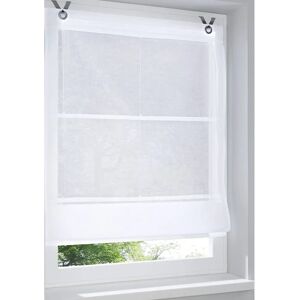 HEINE HOME Raffrollo 140cm Weiß Halbtransparent HEINE HOME Raffrollo 140cm Weiß Halbtransparent