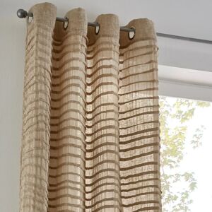 KUTTI Crinkle allover Beige Natur - Vorhang KUTTI Crinkle allover Beige Natur - Vorhang