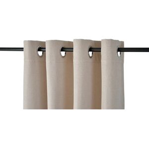 KUTTI Dimout Braune Gardine mit Ösen - Vorhang KUTTI Dimout Braune Gardine mit Ösen - Vorhang