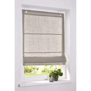KUTTI Metis Beige Leinen Sichtschutz - Raffrollo KUTTI Metis Beige Leinen Sichtschutz - Raffrollo